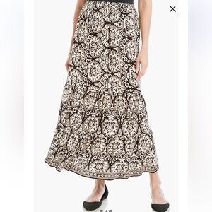 NWOT Max Studio Women’s Geometric‎ Print Maxi Skirt Spring Summer